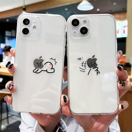 苹果iphone硅胶卡通创意透明软壳