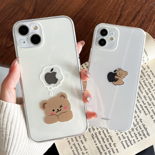 苹果iPhone硅胶卡通透明软壳