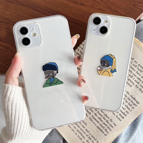 苹果iPhone硅胶卡通创意透明软壳