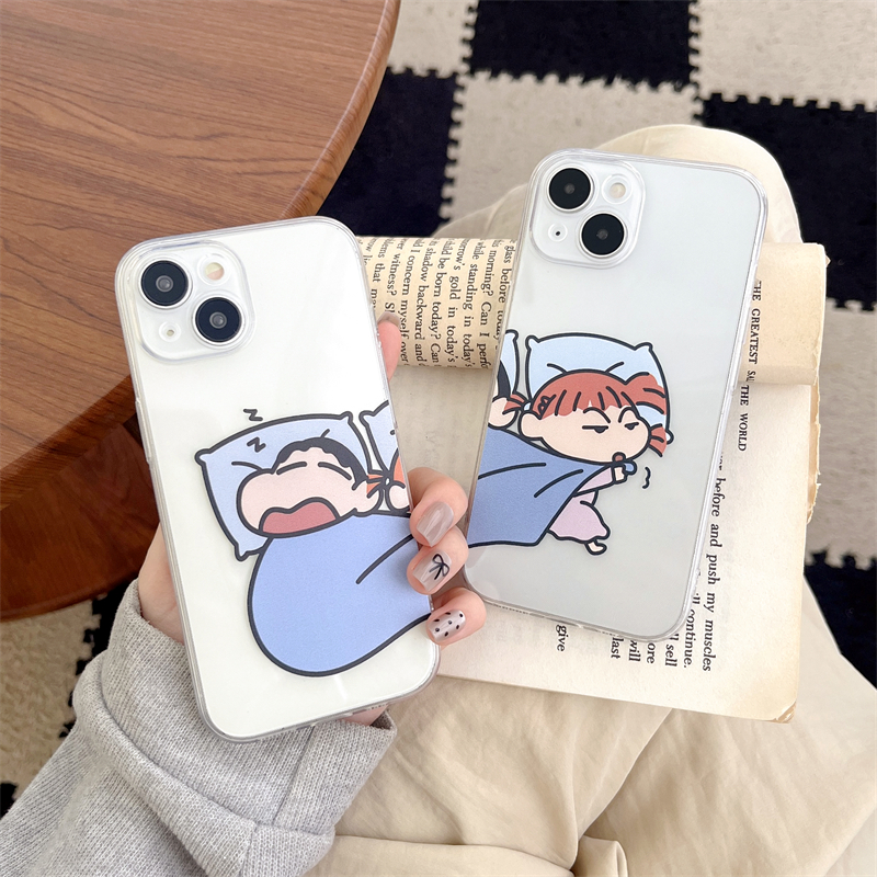 苹果iphone硅胶卡通透明全包软壳