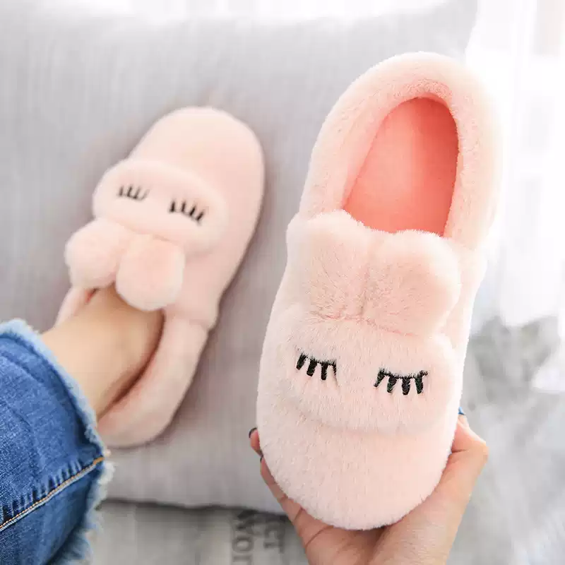 棉拖鞋女包跟秋冬季月子鞋10月11月可爱软底防滑居家室内厚底保暖