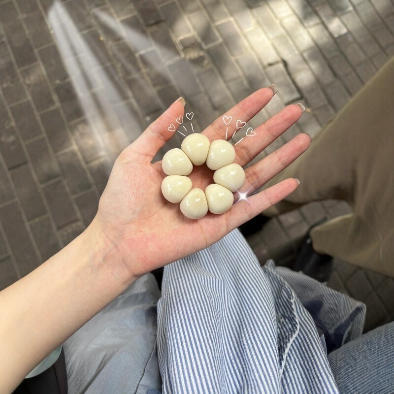 山竹菩提手串蒜瓣猪大肠手捻学生随身携带解压盘玩指尖佛珠女文玩