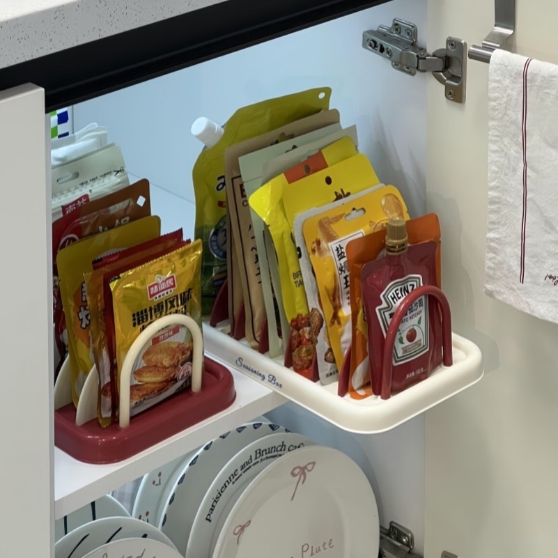 【新家的100个快递】调料袋收纳盒调料品置物架高颜值省空间神器