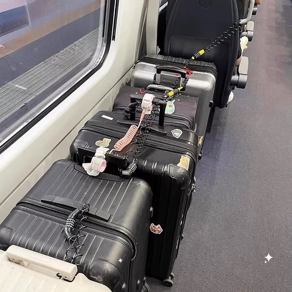 行李箱防盗绳高铁旅行出差行李箱密码防丢欧洲旅游防盗链便携小巧