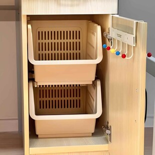 主机柜分层收纳神器零食置物架学生宿舍好物深柜柜子分层架收纳架