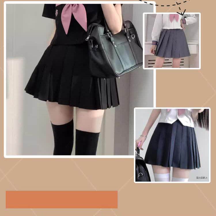 星屿星愿 jk 原创设计正版正品制服群半身裙百褶裙百搭水手服中裙
