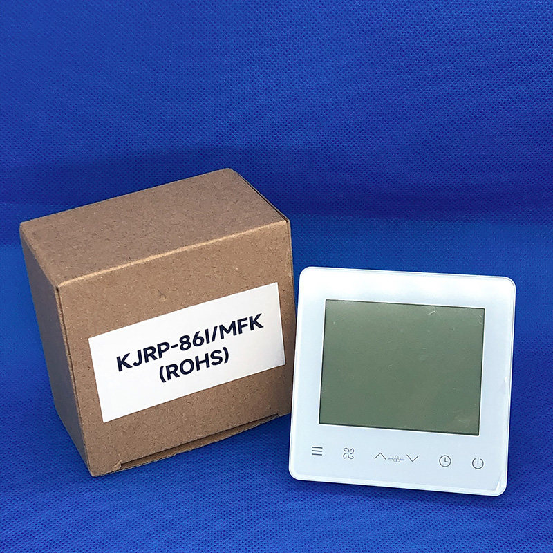 适用美的水机空调温控器KJRP-86I/MFK风机盘管线控器液晶控制面板