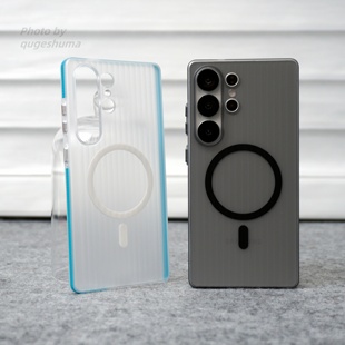 趣玩好物 防滑瓦楞磁吸手机壳s25ultra薄磨砂保护壳s24ultra简约透明防摔iPhone小米华为vivo红米荣耀oppo壳