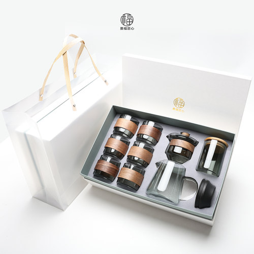 耐高温防爆防烫玻璃茶壶茶杯