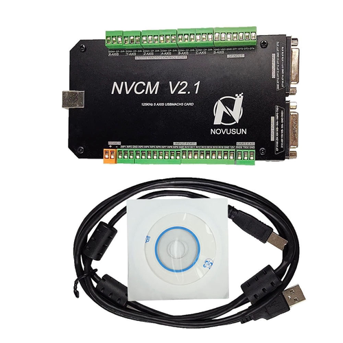 新款USBMACH3接口板6轴控制 mach3控制卡，NVCM支持手脉
