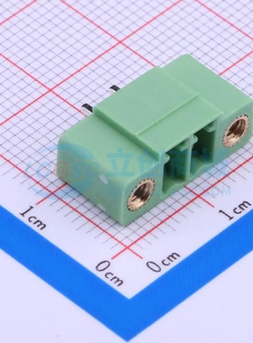 插拔式接线端子WJ15EDGVM-3.81-2P 插件3.81mm 1x2P 板端/插座-闭