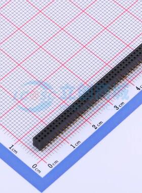 排母 X1321FVS-2x39-C43D48 SMD,P=1.27mm 2x39P 方孔 电子元器件