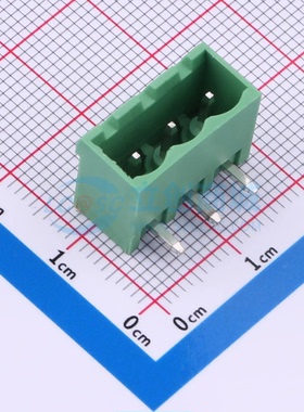 插拔式接线端子XDCB-3A508M-20-3G61 弯插5.08mm 1x3P 板端/插座-