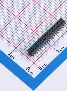 排母 B100M05-0B38P51-H20C38 SMD,P=1mm 2x19P 方孔 电子元器件