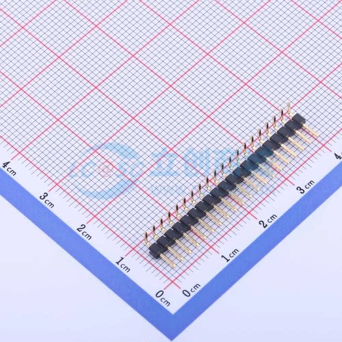 排针 X4611WR-20I-C40D28 弯插,P=2mm 1x20P 方针 原装正品