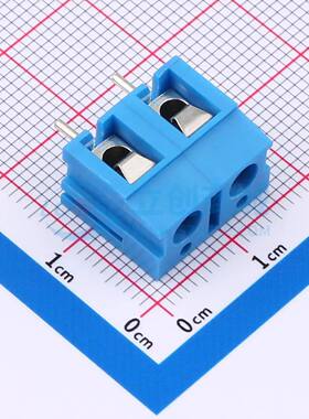螺钉式接线端子DB300v-7.5-2p-BU-S P=7.5mm 1x2P 直插 蓝色