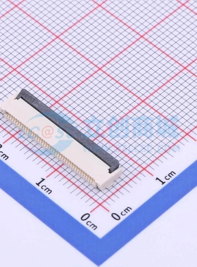 FFC/FPC连接器KH-FPC0.5-H2.0SMT-40P-QCHF SMD,P=0.5mm 40P 翻盖