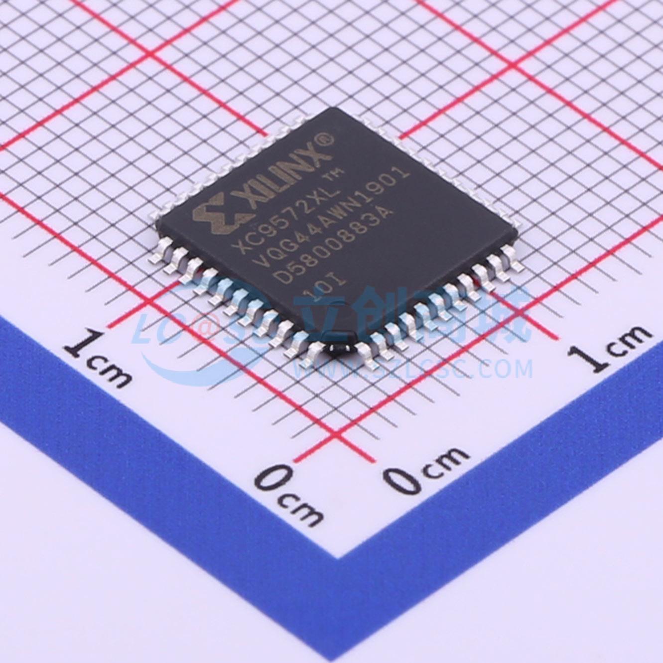 可编程逻辑器件(CPLD/FPGA) XC9572XL-10VQG44I VQFP-44 原装正品
