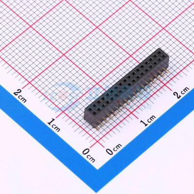 排母 FH1.27-02-17PWS SMD,P=1.27mm 2x17P 方孔 电子元器件配单