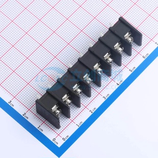 直针 7.62 1x8P 7.62mm BK01 08P 接线端子MX25C 栅栏式