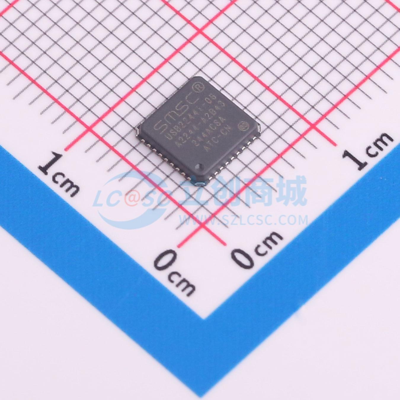 其他接口 USB2244I-AEZG-06-TR QFN-36(6x6) 原装 电子元器件配单