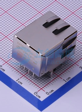 以太网连接器(RJ45 RJ11) J0026D21BNL弯插 RJ45插座 带LED