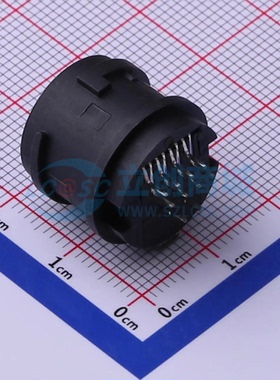 以太网连接器 MJ88F-B111-ZPNLG1插件 RJ45插座 不带LED