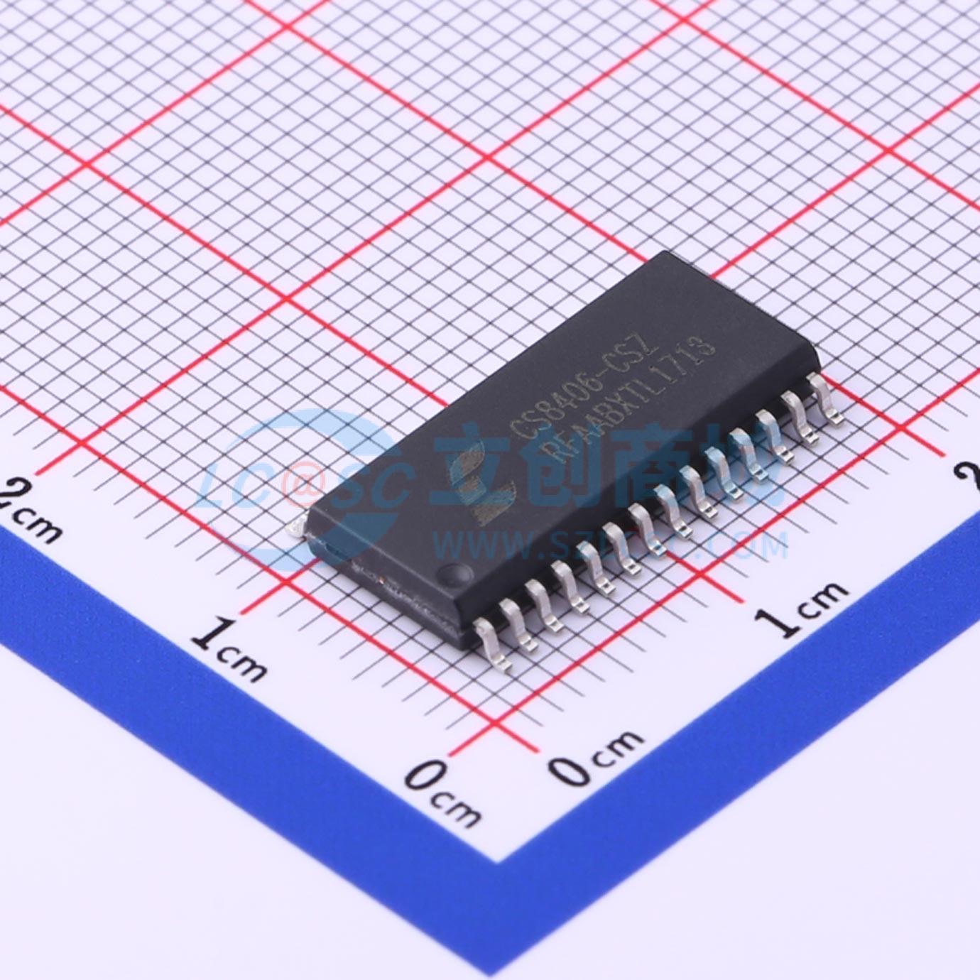 音频接口芯片 CS8406-CSZ SOIC-28-300mil 原装 电子元器件配单