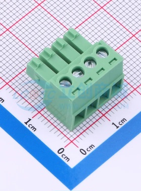 插拔式接线端子XDCB-4A381G-4-3G61 P=3.81mm 1x4P 公插头