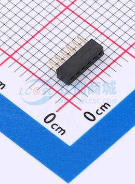 排母 FH1.0-01-06PZD 插件,P=1mm 1x6P 方孔 电子元器件配单