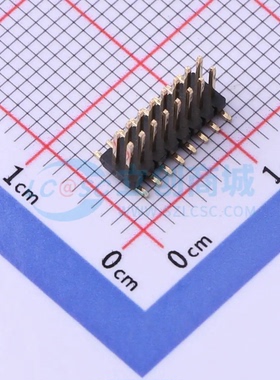 排针 X1321WVS-2x08J-C40D53 SMD,P=1.27mm 2x8P 方针 原装正品