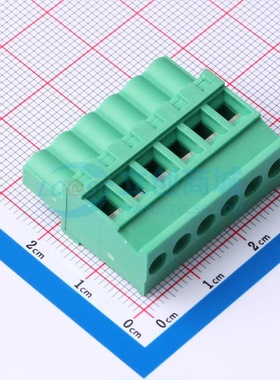 插拔式接线端子MX2EDGKB-5.08-06P-GN01-Cu-Y-A插件5.08mm 1x6P 6