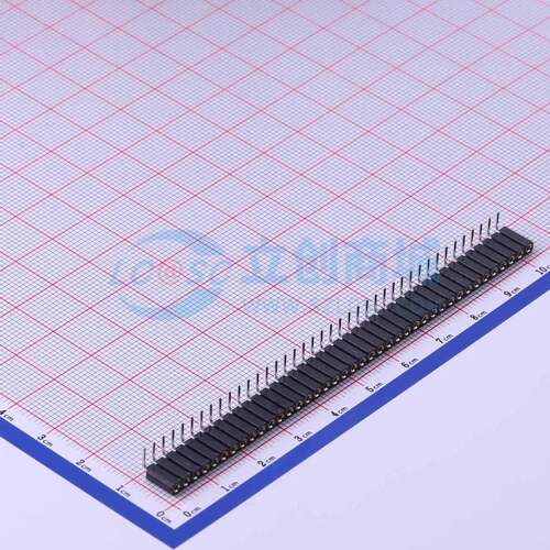 排母 MF254R-11-40-1243-H70 弯插,P=2.54mm 1x40P 圆孔 电子元器