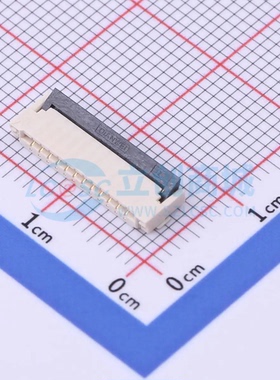 连接器KH-FPC1.0-H2.0SMT-12P-QCHF SMD,P=1mm 12P 翻盖式
