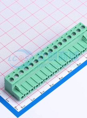 插拔式接线端子MX2EDGK-5.08-16P-GN01-Cu-Y-A P=5.08mm 1x16P 16
