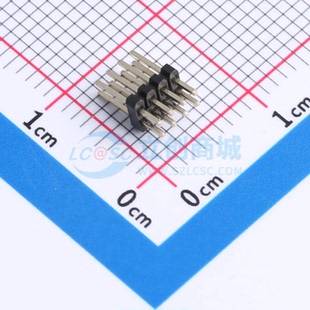排针 HX PZ-127WV-2x4P 插件,P=1.27mm 2x4P 方针 原装正品