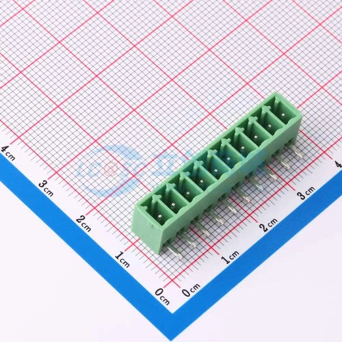 插拔式接线端子KF2EDGR-3.5-10PZYZ 弯插3.5mm 1x10P 弯针 板端/