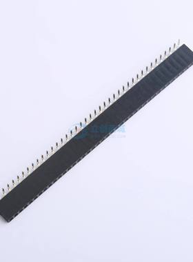 排母 DS1024-1x40R2 弯插,P=2.54mm 1x40P 方孔 电子元器件配单