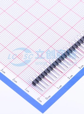 排针 B-2100S20P-A110 插件,P=2.54mm 1x20P 单排 原装正品