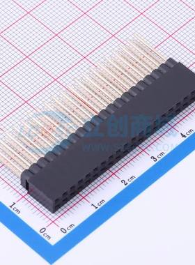 排母 PC104-2*20 插件,P=2.54mm 方孔 电子元器件配单