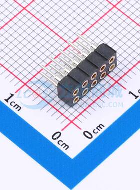 排母 MTBC2-D050740 插件,P=2mm 2x5P 圆孔 电子元器件配单