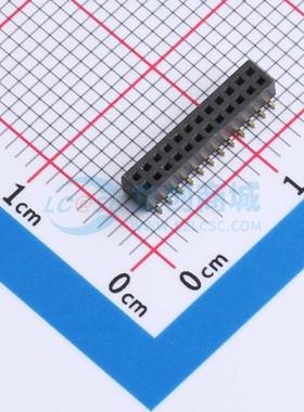 排母 B100M05-0B24P51-H20C38 SMD,P=1mm 2x12P 方孔 电子元器件