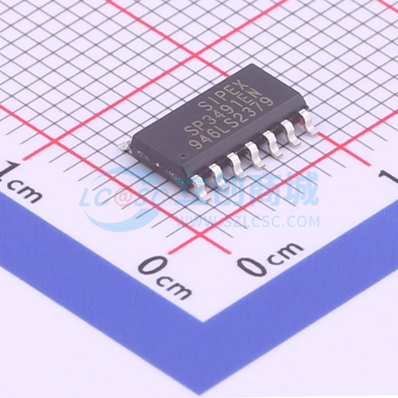 RS-485/RS-422芯片 SP3491EN-L/TR SOIC-14 原装 电子元器件配单