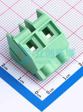螺钉式接线端子JL636S-95202G01 插件,P=9.52mm 1x2P 直插 绿色