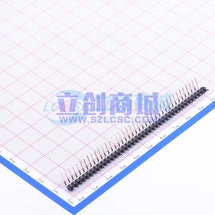 排针 B-2100R40P-A121 弯插,P=2.54mm 1x40P 单排 原装正品