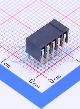 排母 A2005HWR-2x5P 弯插,P=2mm 2x5P 方孔 电子元器件配单