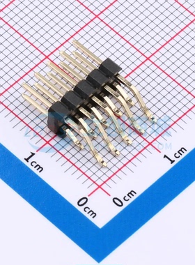 排针 X6521WRS-2x05H-C60D75 SMD,P=2.54mm,卧贴 2x5P 方针 原装