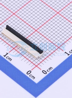 连接器 KH-FPC0.5-H1.0SMT-28P-QCHF SMD,P=0.5mm 28P 翻盖式