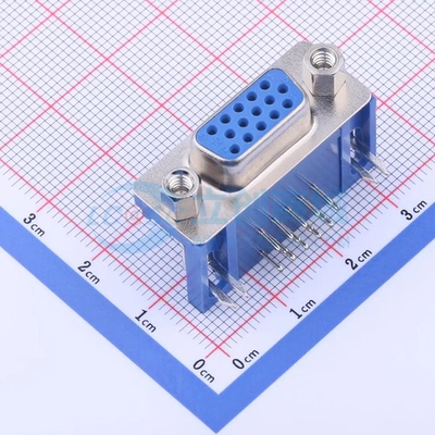 D-Sub/VGA连接器 X0615FT7BL3 弯插 母 弯插 15P 原装正品