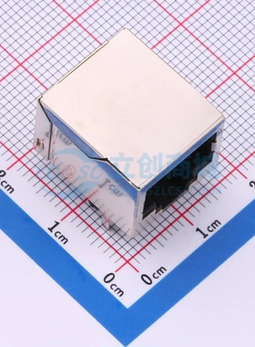 以太网连接器 HX-RJ45 90 5621-1x1 10P8C弯插 RJ45插座 不带LED